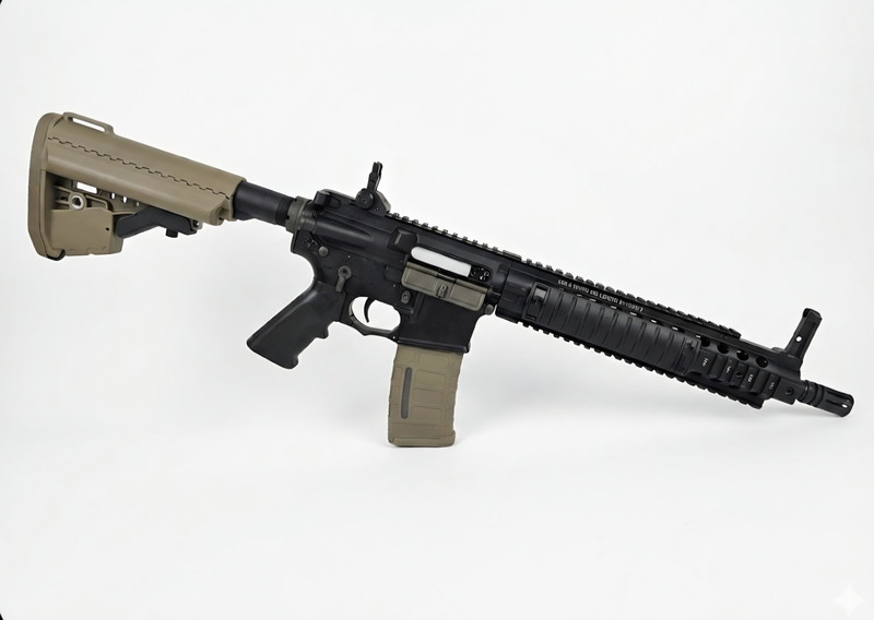 Afbeelding 1 van VFC SR16 CQB Full Metal  + accessories like new