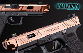 Imagen para ARMY EMG TTI Ballerina Glock 17 CNC Gas GBB Pistol Airsoft (Black) ARMY EMG TTI Ballerina Glock 17