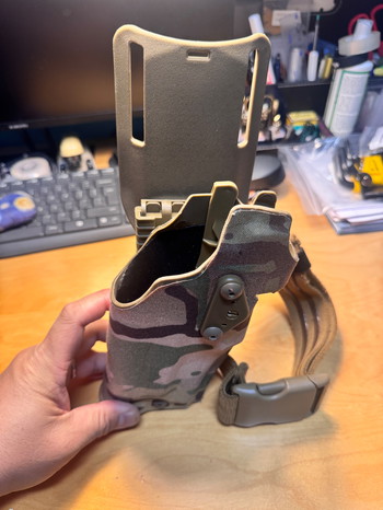 Imagen 7 de Tactical Holster for Glock serie with X300 X300U Flashlight Quick Locking System