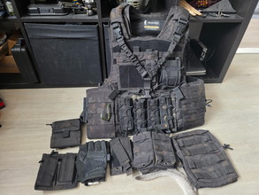 Image for Shadow Strategic plate carrier darknight/multicam black en mechanix gloves
