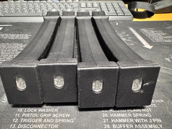 Afbeelding 3 van 4x Cyma 130rds polymer Magazine for MP5