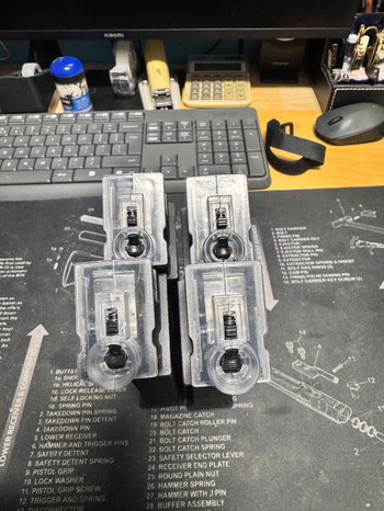 Afbeelding 4 van 4x Cyma 130rds polymer Magazine for MP5