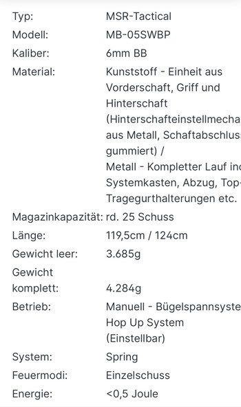 Imagen 3 de Verkaufe1x Scharfschützengewehr und Zubehör