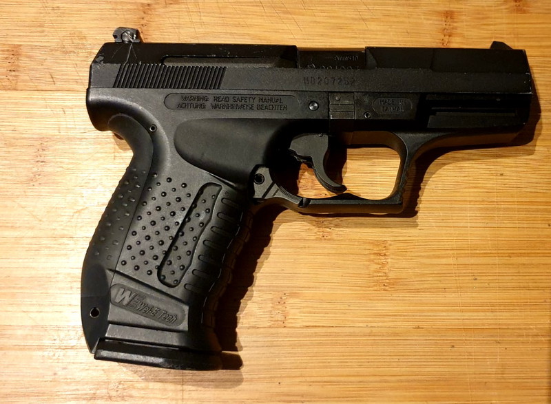 Image 1 for Walther P99, God of War, black, GBB, WE with 2 mags
