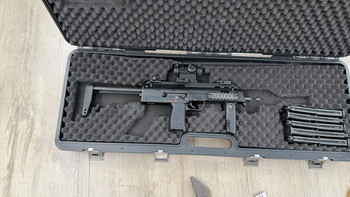 Image 4 pour TM MP7A1 GBBR Met Quick release tracer/silencer, reddot, 5x mag en koffer