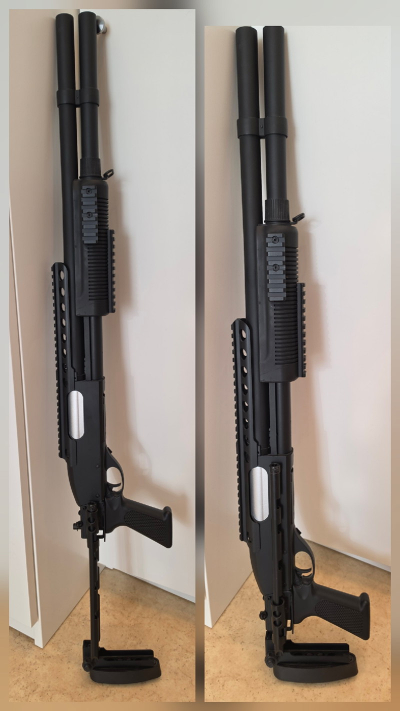 Imagen 1 de Fusil à pompe A&K 870, full metal spring