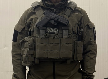 Afbeelding 2 van Armor - Warrior M/L + chest  Glock holster