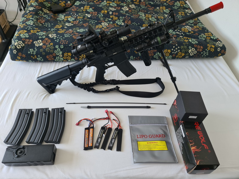 Image 1 for NEXT-GEN SOPMOD M4 + 350FPS Upgrade + Accessories