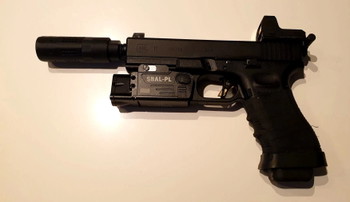 Image 6 for Inokatsu Glock 17 with RMR an d Sbal light , lazer en upgrades , silencer