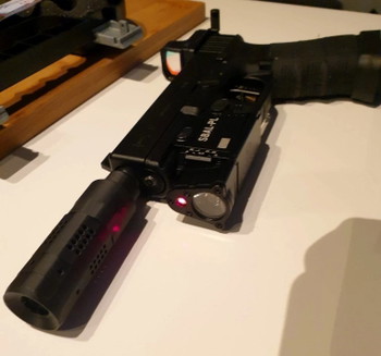 Image 8 for Inokatsu Glock 17 with RMR an d Sbal light , lazer en upgrades , silencer