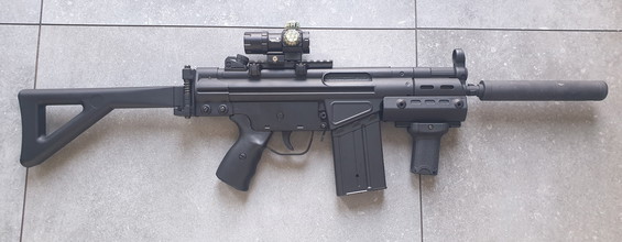 Afbeelding van JG T3 SAS-F Airsoft AEG-geweer met opvouwbare kolf