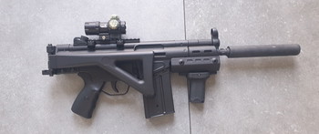 Afbeelding 6 van JG T3 SAS-F Airsoft AEG-geweer met opvouwbare kolf