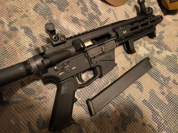 Image 3 for King Arms TWS 9mm SBR GBB m4 met glock mags pcc