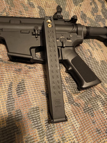 Bild 5 für King Arms TWS 9mm SBR GBB m4 met glock mags pcc