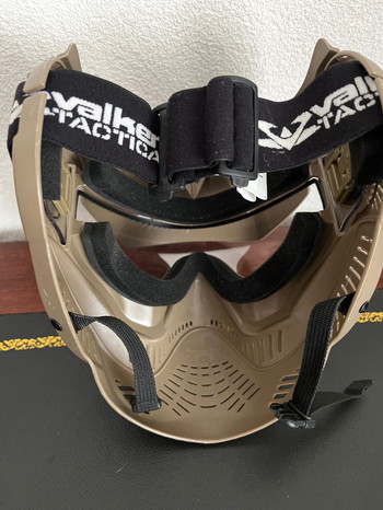 Imagen 3 de Valken Annex MI-7 Full Face Airsoft Mask w/ Visor - TAN