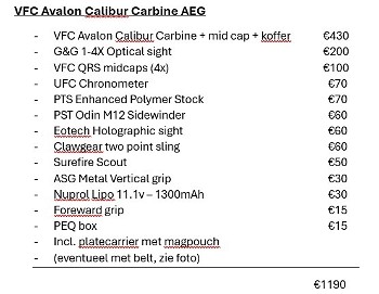 Image 4 pour VFC Avalon Calibur Carbine (custom) + EXTRA