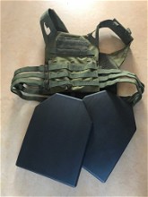 Image pour Plate Carrier OD Green incl plates. Maat M-L-XL