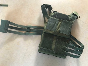 Afbeelding 4 van Plate Carrier OD Green incl plates. Maat M-L-XL