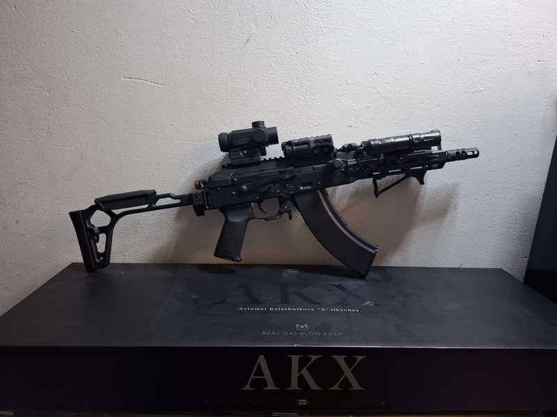 Image 1 for Tokyo Marui AKX - GBB -  MINT CONDITION - HIGH-END ATTACHMENTS