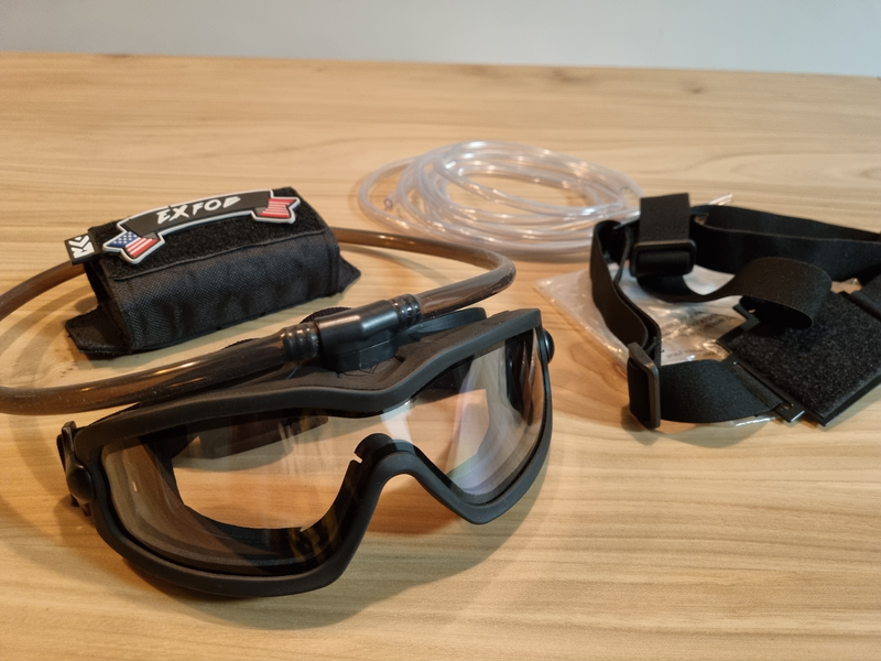 Afbeelding 1 van Complete set Exfog Antifog systeem + goggles + extra's