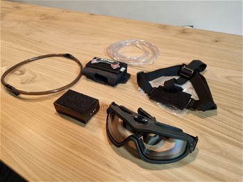 Image 2 for Complete set Exfog Antifog systeem + goggles + extra's
