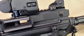 Bild 2 für AEG LMG Light Machine Gun Replica G&G Full Auto MG Red Dot + High cap Full Auto Mode