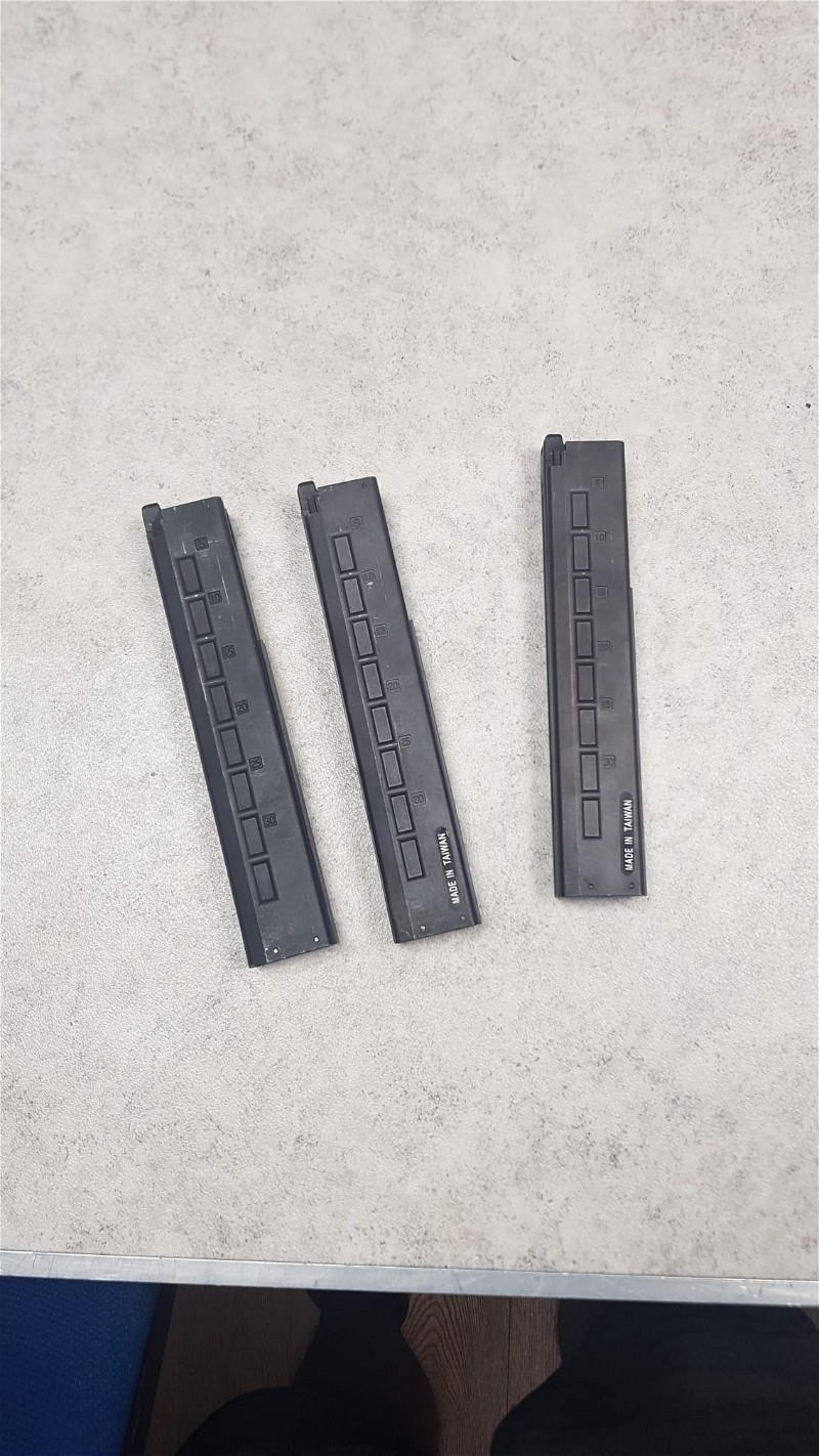 Image 1 pour 3 asg mp9 48 rnds gbb mags 1 x gebruikt