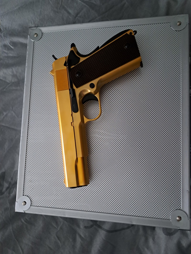 Image 1 for M1911 GOLD FULL METAL | GBB | WE