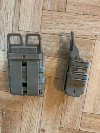Image 2 for Quick release mag pouches voor m4 en pistol mag Coyote Tan
