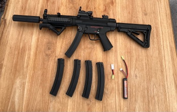 Image 2 for G&G EGM A4 MP5 AEG Blowback inclusief accessoires