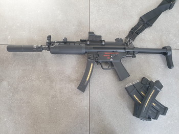 Imagen 2 de HK MP5 A5 met vector red dot en original HK silencer en 6 mags