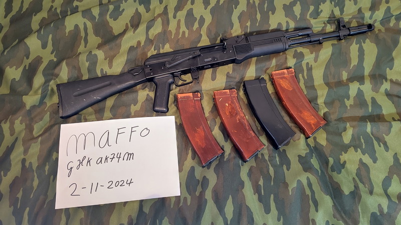 Afbeelding 1 van Upgraded GHK ak74M V2 2020 version with 4 magazines