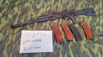 Afbeelding 4 van Upgraded GHK ak74M V2 2020 version with 4 magazines