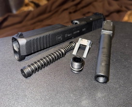 Image for GHK Glock 17 Gen 5 Aluminium Slide & custom threaded Barrel incl. Recoil Spring & Trigger Locator