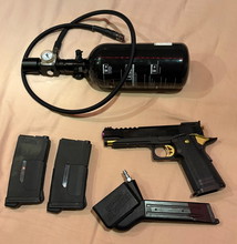 Afbeelding van Hi Capa Custom Goldmatch + magazijnen + tank + adapter