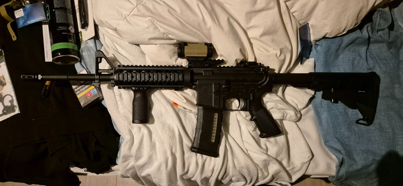 Bild 1 für Tokyo Marui MWS M4, + mags & reddot