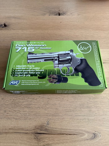 Imagen 5 de Dan Wesson 715 4 CO2 Revolver | Nieuw & Ongebruikt | Full Metal