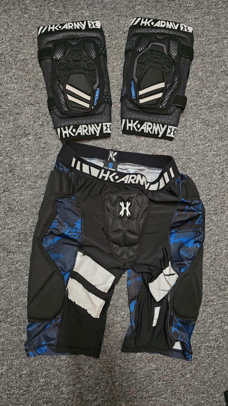 Bild 1 für HK Army slide short XL en Kneepads maat L