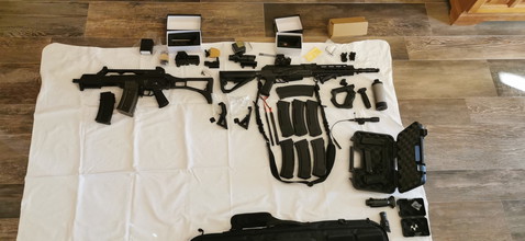 Imagen para Arcturus AK04 PERUN Edition + M9 Beretta Dual Powered(Co2 and Green Gas) + ASG G36C and all the eqipment for these