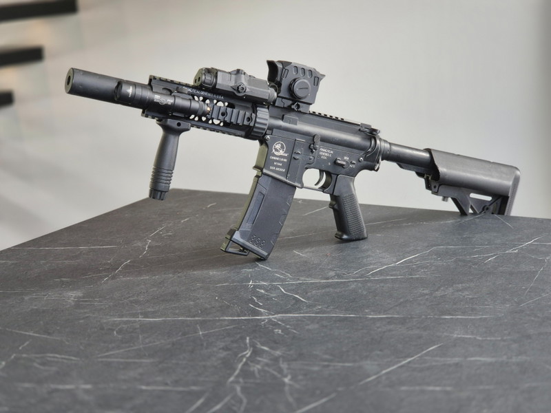 Afbeelding 1 van Arma Lite M4/M15A4 | AEG | Foregrip | silencer