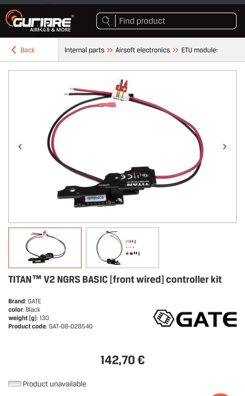 Image 1 for TITAN  V2 NGRS BASIC front wired