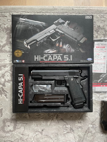 Image 2 pour GBB Pistols and Related Gear. Toyko Marui Hi-Capa 5.1 and Action Army AAP-01.