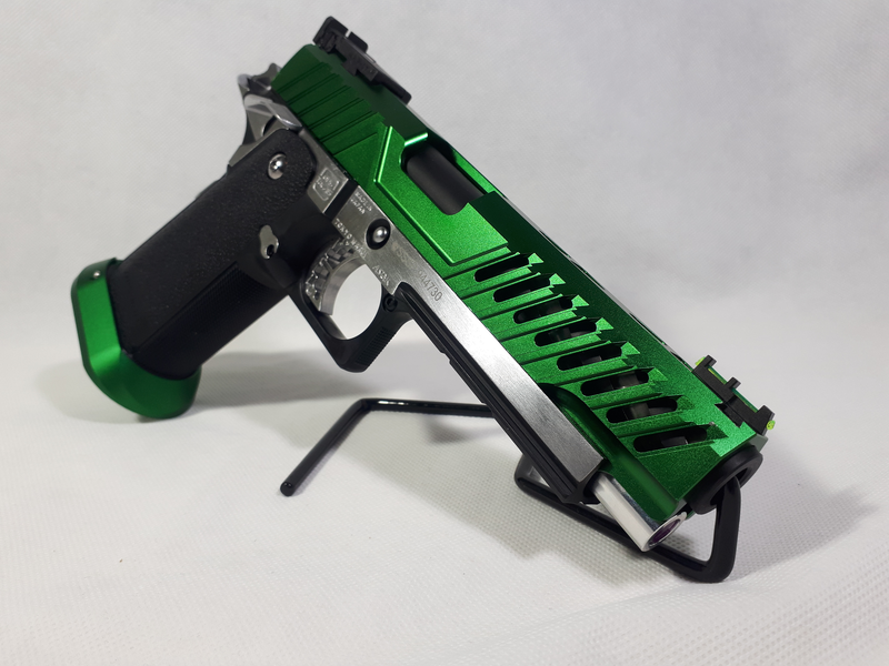 Image 1 for NIEUW TM/AM Custom Hi capa 5.1 Groen zilver zwart