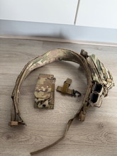 Image for Warrior Assault Systems Low Profile Molle Belt Cobra Multicam + Pouches!