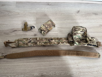Imagen 2 de Warrior Assault Systems Low Profile Molle Belt Cobra Multicam + Pouches!