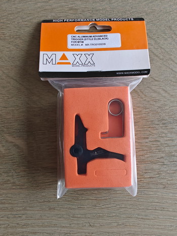 Afbeelding 3 van Maxx Model CNC Aluminum Advanced Trigger for MTW (style D, Black) NIEUW IN VERPAKKING