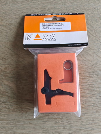 Afbeelding 4 van Maxx Model CNC Aluminum Advanced Trigger for MTW (style D, Black) NIEUW IN VERPAKKING