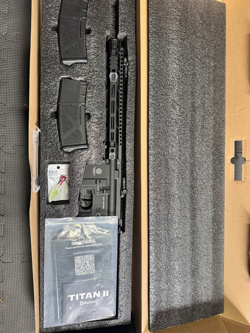 Imagen 1 de Trinity Armament Alpha S-AEG F-Marked Gate Titan ll Bluetooth NEU!