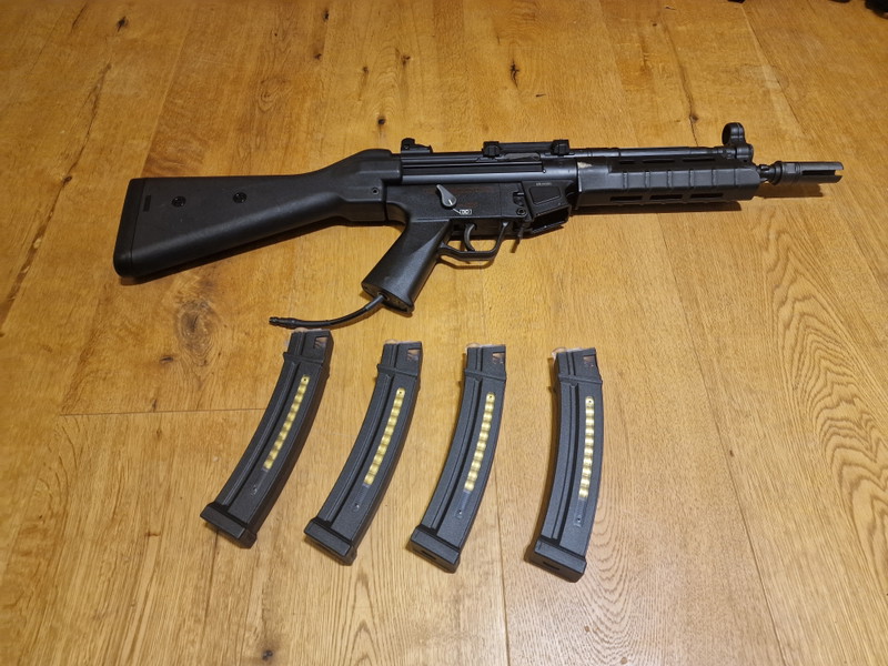 Image 1 for CYMA Platinum MP5 (Wolverine Inferno Gen2) + Begadi mpaX CNC Hop-Up & 4 Brand New Mags