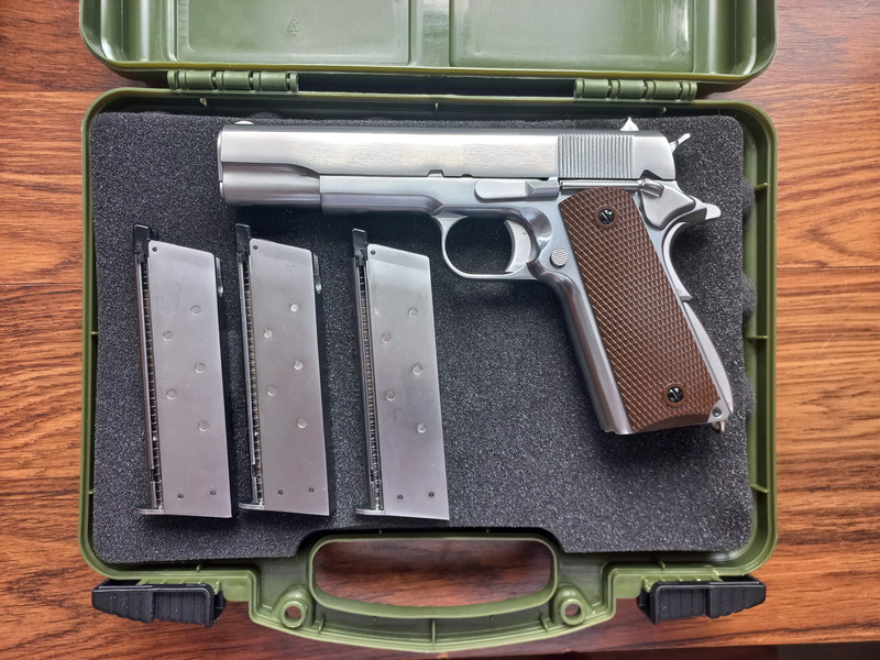 Imagen 1 de M1911 V3 Full Metal Silver | GBB | WE